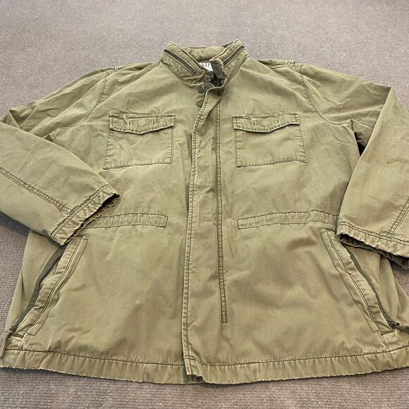 GAP Jackets & Coats Gap Mens Jacket Xxl Army Green Military Cargo